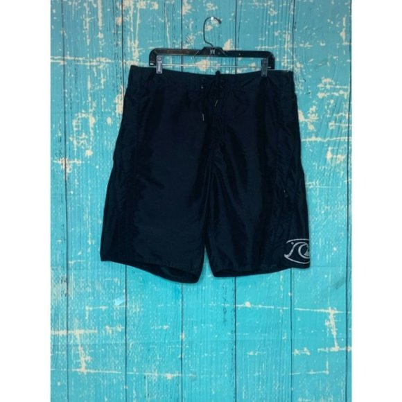 Quicksilver black swim trunks size 36 - Picture 2 of 10